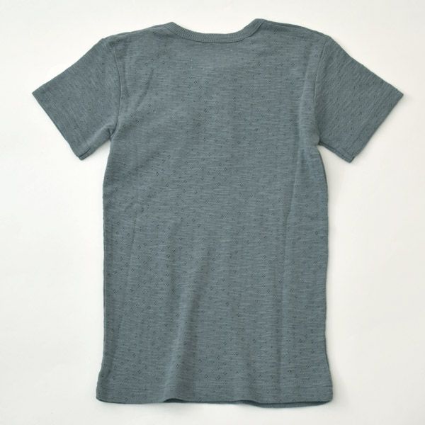 オーガニックコットン キッズポインテル ヘンリーネックTシャツ（半袖）