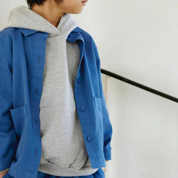 【SALE／20%OFF】 オーガニックコットン キッズ  プルパーカー