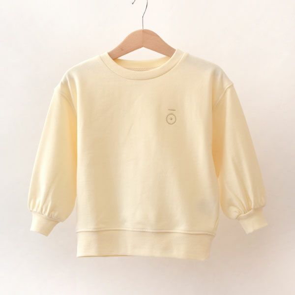 オーガニックコットン キッズ ドロップショルダースウェットシャツ