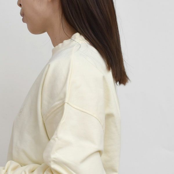 オーガニックコットン ドロップショルダースウェットシャツ