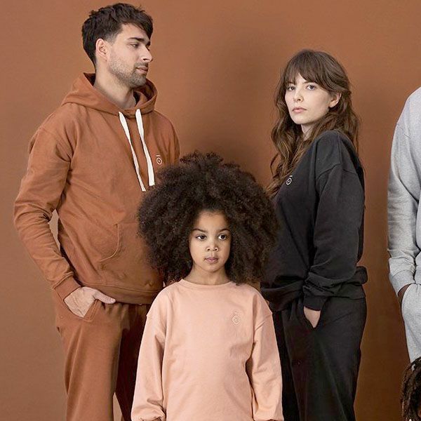 オーガニックコットン ドロップショルダースウェットシャツ