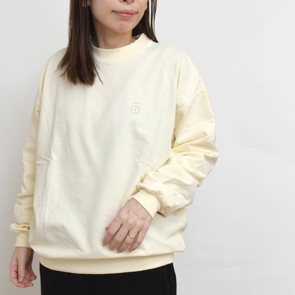 オーガニックコットン ドロップショルダースウェットシャツ