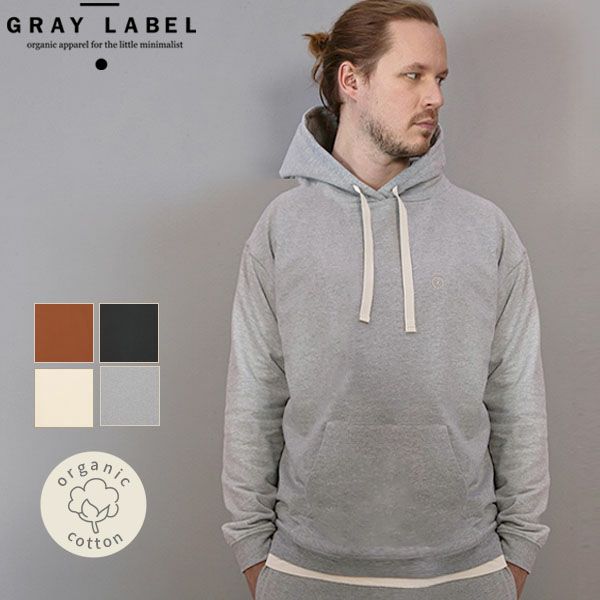 【SALE／20%OFF】 オーガニックコットン メンズ  プルパーカー