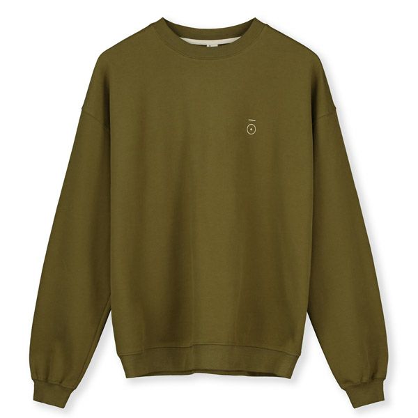 【SALE／20%OFF】 オーガニックコットン メンズ ドロップショルダースウェットシャツ