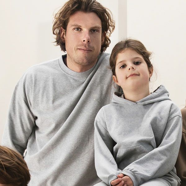 【SALE／20%OFF】 オーガニックコットン メンズ ドロップショルダースウェットシャツ