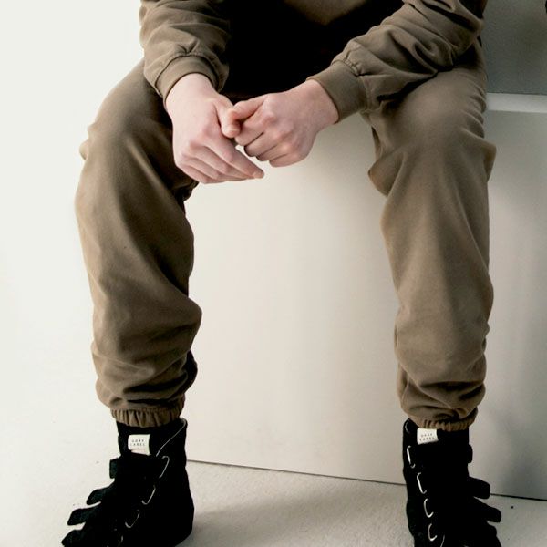 オーガニックコットン メンズ トラックパンツ