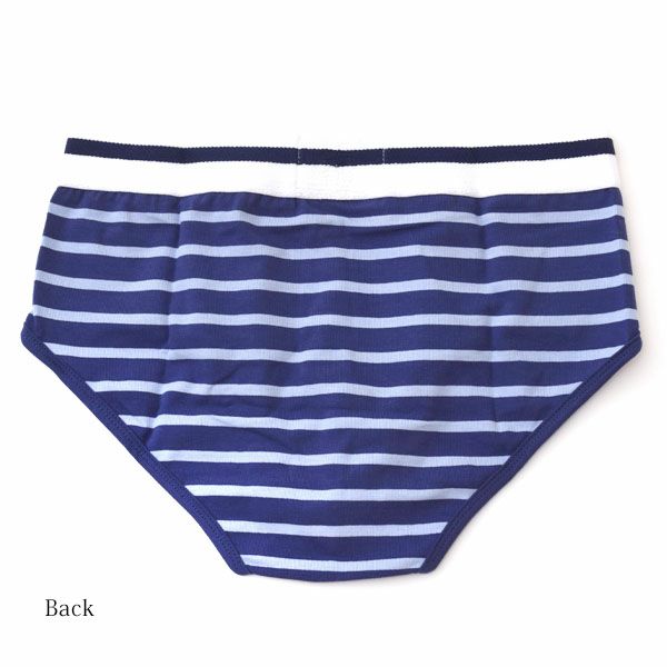 オーガニックコットン メンズブリーフ NAUTICAL Stripes