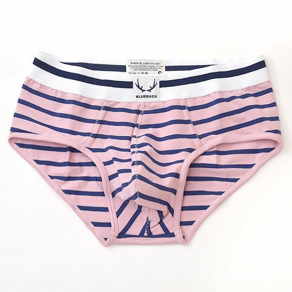 オーガニックコットン メンズブリーフ NAUTICAL Stripes