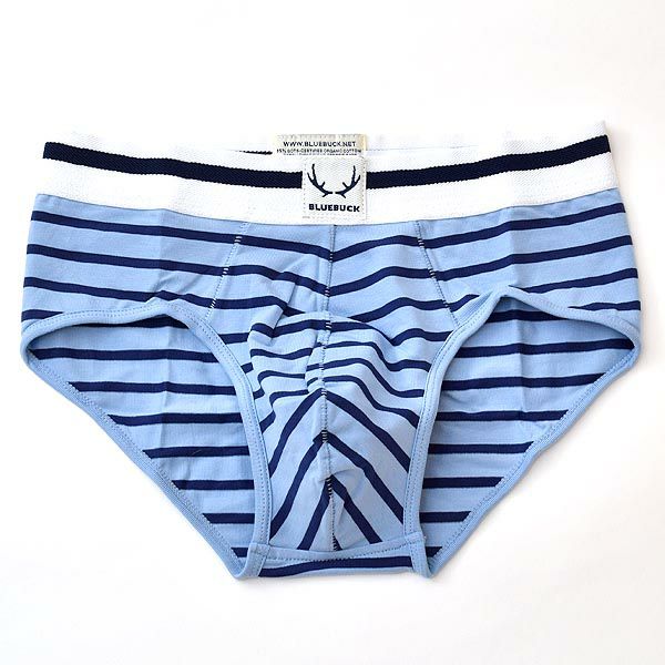 オーガニックコットン メンズブリーフ NAUTICAL Stripes