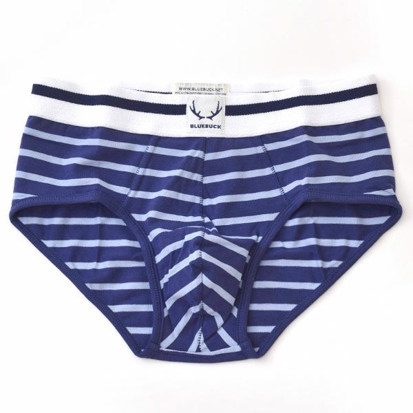 オーガニックコットン メンズブリーフ NAUTICAL Stripes