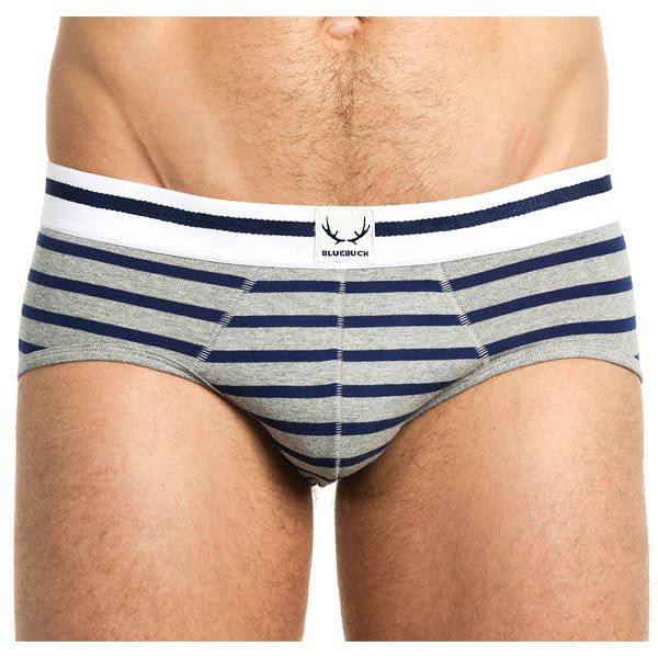オーガニックコットン メンズブリーフ NAUTICAL Stripes