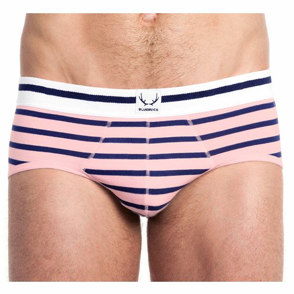 オーガニックコットン メンズブリーフ NAUTICAL Stripes