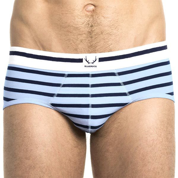 オーガニックコットン メンズブリーフ NAUTICAL Stripes