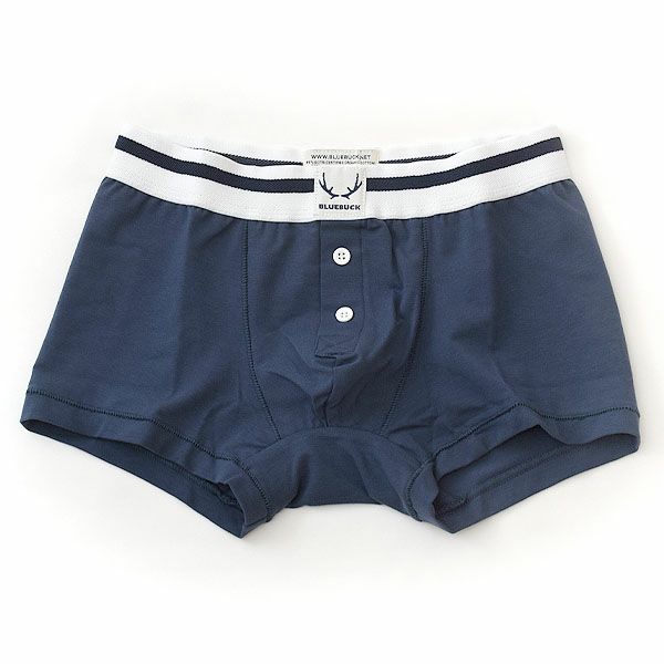 オーガニックコットン メンズボクサーパンツ NAUTICAL Trunk Buttons