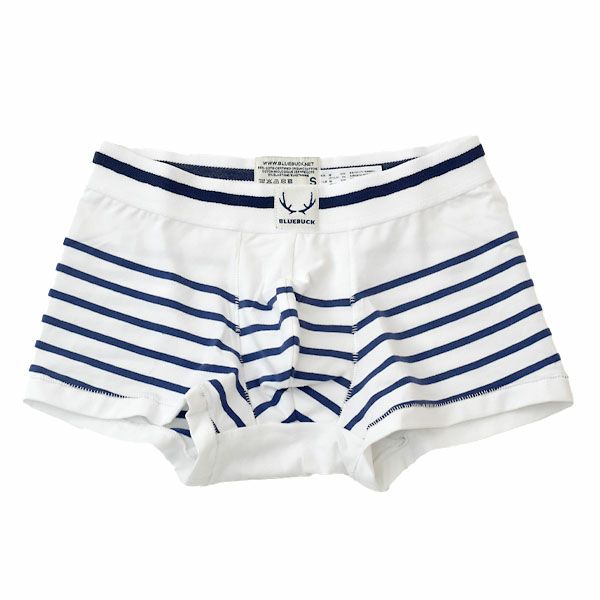 オーガニックコットン メンズボクサーパンツ NAUTICAL Trunk Stripes