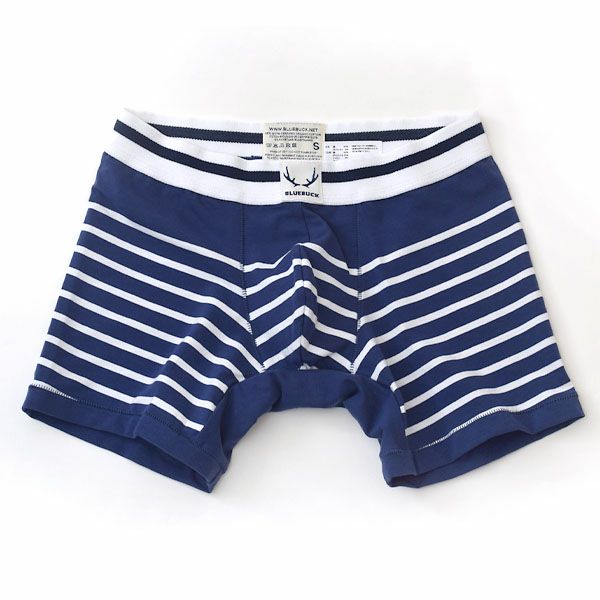 オーガニックコットン メンズボクサーパンツ BoxerBrief Stripes