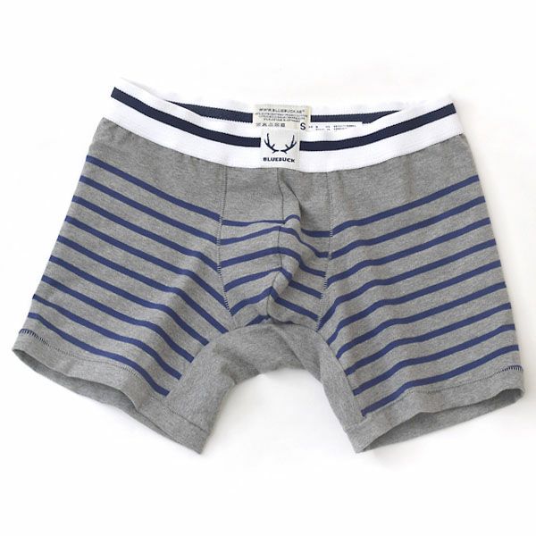 オーガニックコットン メンズボクサーパンツ BoxerBrief Stripes
