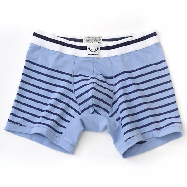 オーガニックコットン メンズボクサーパンツ BoxerBrief Stripes