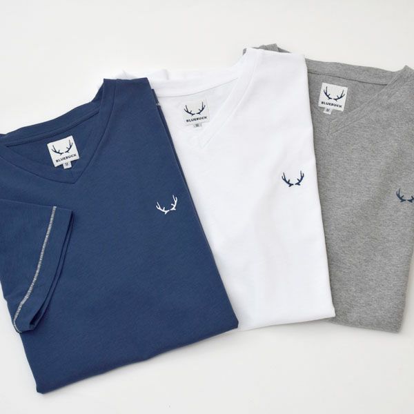 オーガニックコットン メンズVネックＴシャツ(半袖)