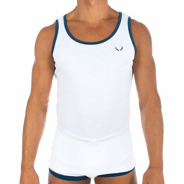 オーガニックコットン メンズタンクトップ