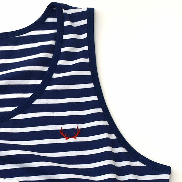 オーガニックコットン メンズタンクトップ Stripes