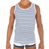 オーガニックコットン メンズタンクトップ Stripes