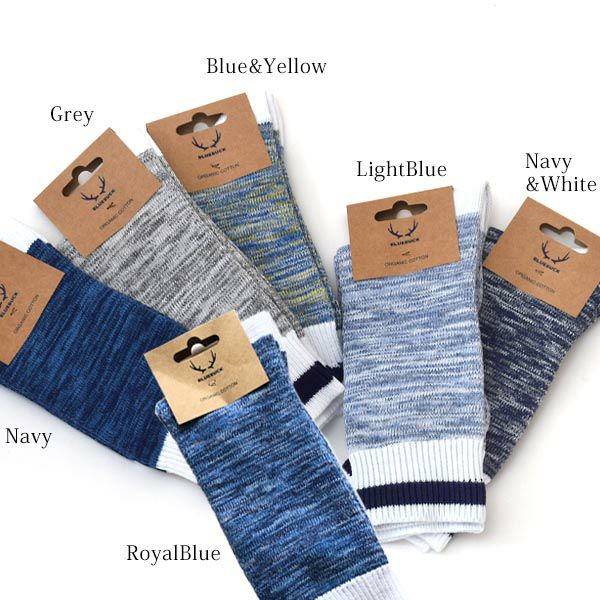 オーガニックコットン メンズソックス NAUTICAL