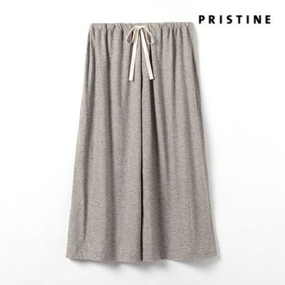 オーガニックコットン＆ヤク ギャザーパンツ グレー M