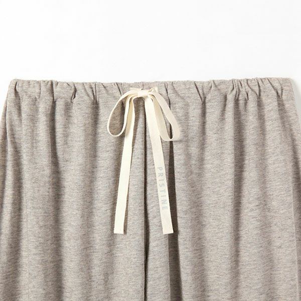オーガニックコットン＆ヤク ギャザーパンツ グレー M