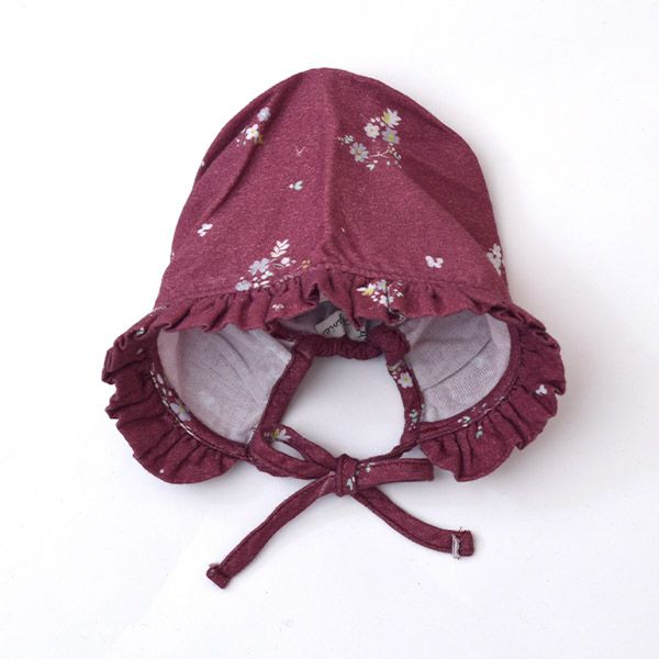 オーガニックコットン ベビー ボンネット Nora