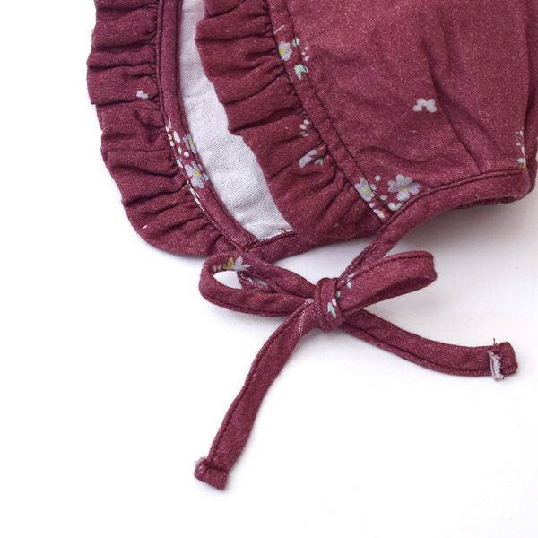 オーガニックコットン ベビー ボンネット Nora