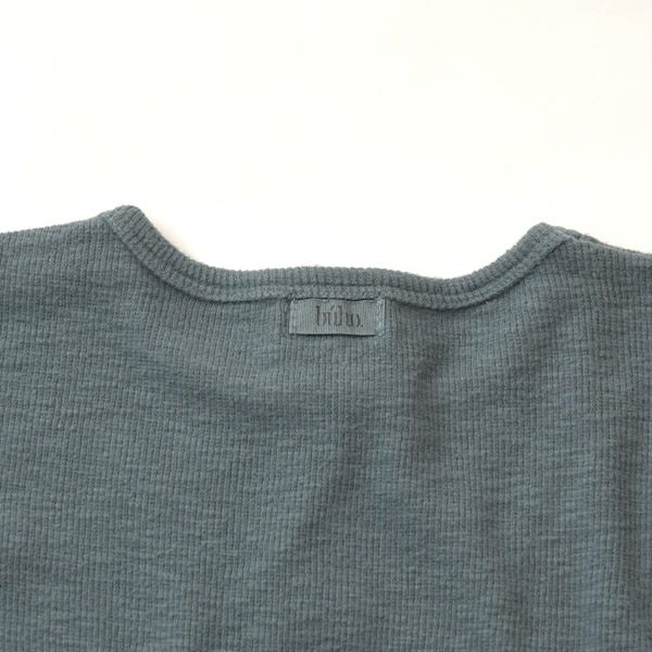 オーガニックコットン キッズ バードプリントコンビドレス(長袖)