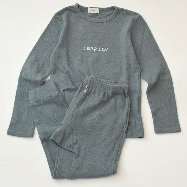 オーガニックコットン キッズ ソフトリブホームセット(長袖)