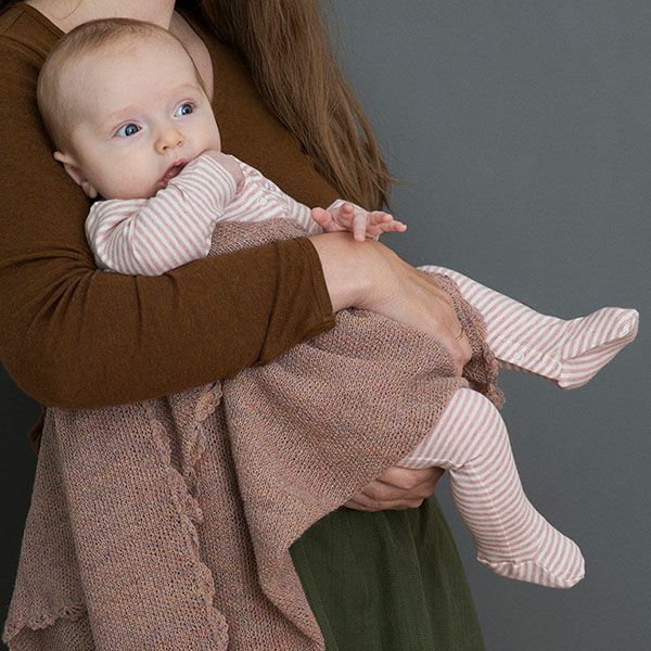 オーガニックコットン ベビー フライス足つきカバーオール