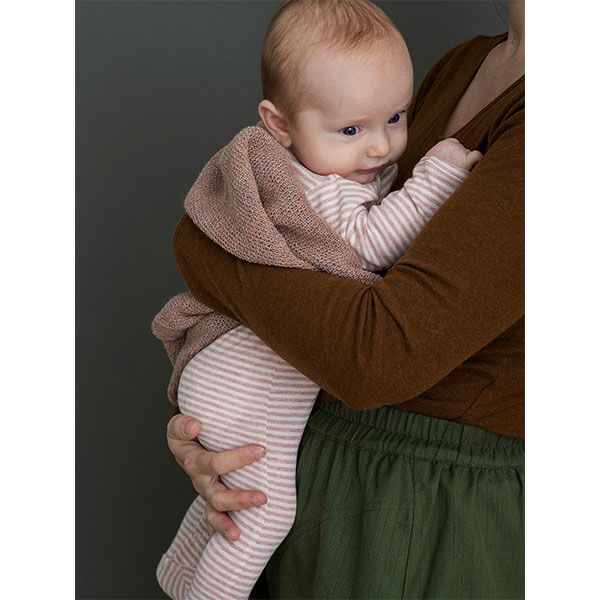 オーガニックコットン ベビー フライス足つきカバーオール