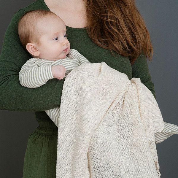 オーガニックコットン ベビー フライス足つきカバーオール