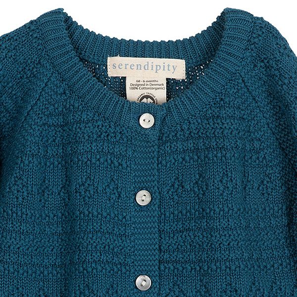 オーガニックコットン ベビー ニットカーディガン