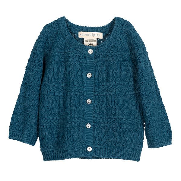 オーガニックコットン ベビー ニットカーディガン