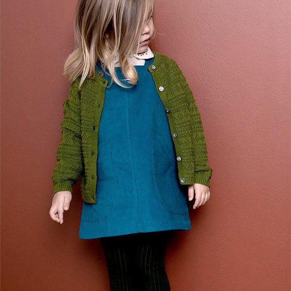 オーガニックコットン ベビー ニットカーディガン