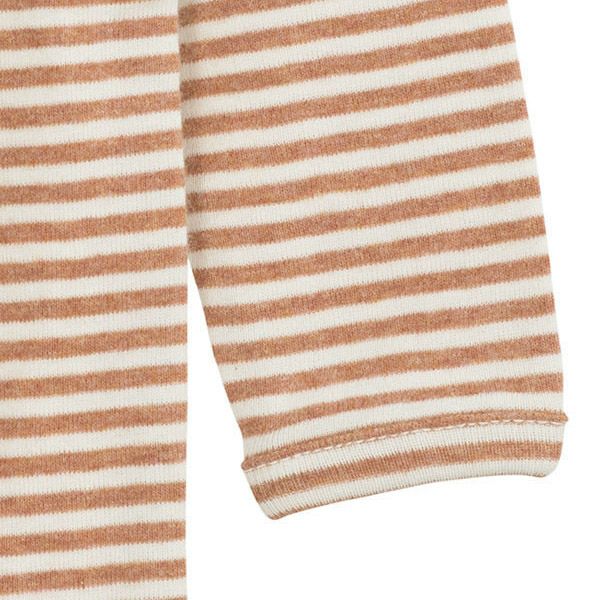 オーガニックコットン ベビー フライスＴシャツ(長袖)Stripe