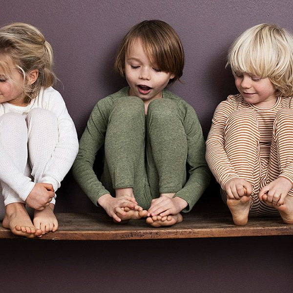 オーガニックコットン キッズフライスレギンス