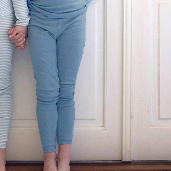 オーガニックコットン キッズフライスレギンス