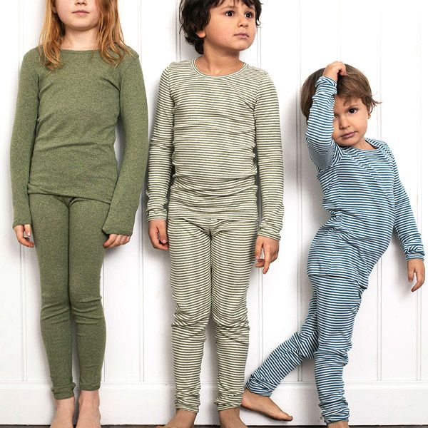 オーガニックコットン キッズフライスレギンス