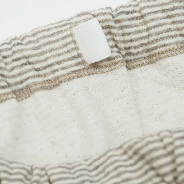 オーガニックコットン＆ヤク メンズエアニットボーダーパジャマ