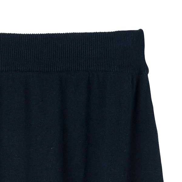 オーガニックコットン ニットAラインスカート