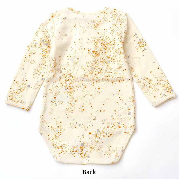 オーガニックコットン ベビーボディスーツMiniSplash(長袖)