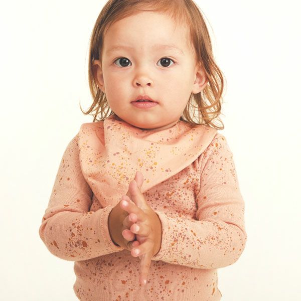 オーガニックコットン ベビーボディスーツMiniSplash(長袖)