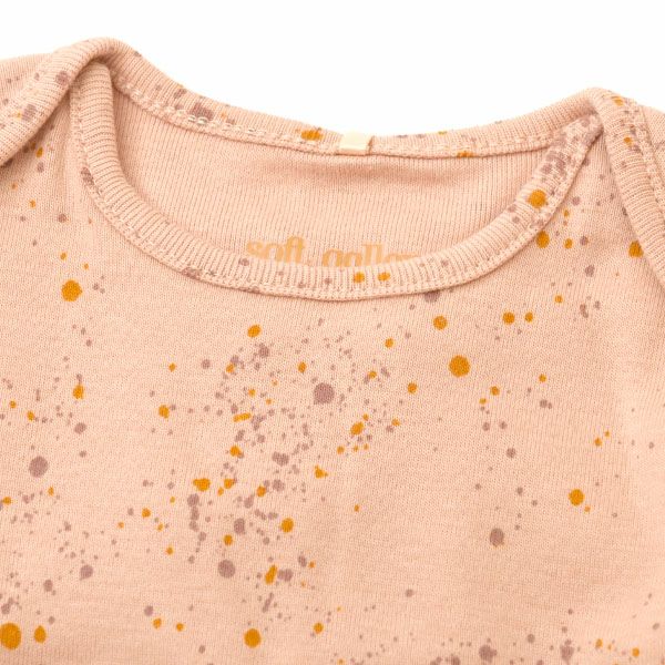 【SALE／20%OFF】 オーガニックコットン ベビー足つきカバーオールMiniSplash(長袖)