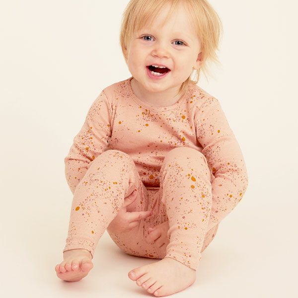 オーガニックコットン ベビーレギンスMiniSplash