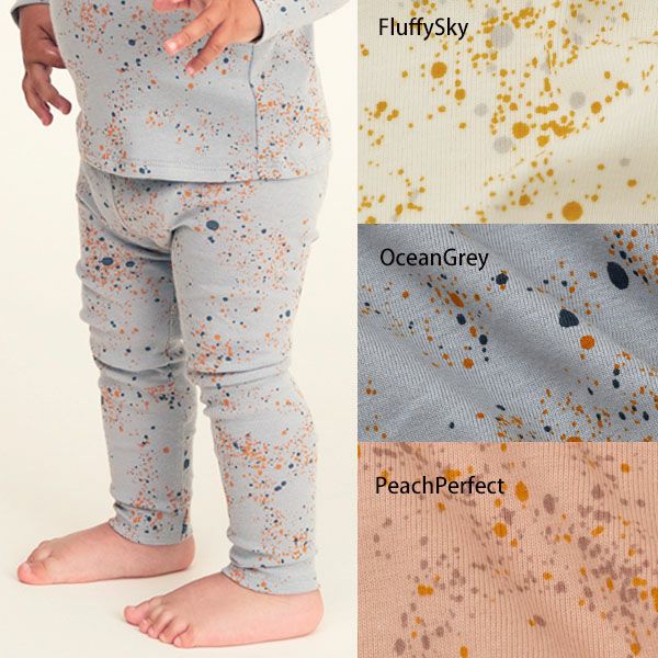 オーガニックコットン ベビーレギンスMiniSplash